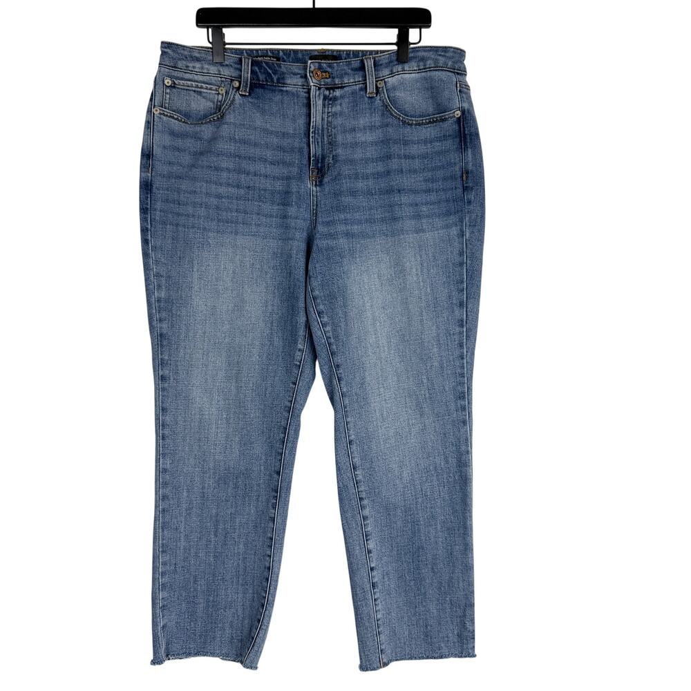 Talbots Modern Ankle Jean High Rise Blue - Plus 14W